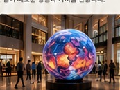 상업공간의 광고용 SPHERE LED